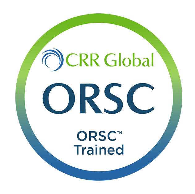 ORSC trained credential issued by CRR Global
